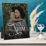 Modern Best Mom Ever Photo Mothers Day Gifts Fotoplaat<br><div class="desc">Celebrate Mom’s love, strength, and heart with this Modern Best Mom Ever Personalized Photo Plaque. Featuring your favorite photo and clean, modern typography, this elegant plaque transforms a cherished memory into a meaningful keepsake she can proudly display anywhere—on her desk, shelf, or wall. Perfect for Mother’s Day, birthdays, or special...</div>