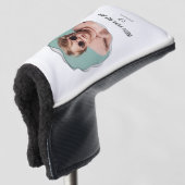 Modern Best Mom van Par Photo Mother Golfheadcover (3/4 voorkant)