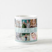 Modern Best Nana Ever Photo Collage & Names Koffiemok (Center)