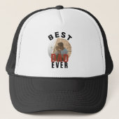 Modern Best Pap Ever Vader Day Foto Trucker Pet (Voorkant)