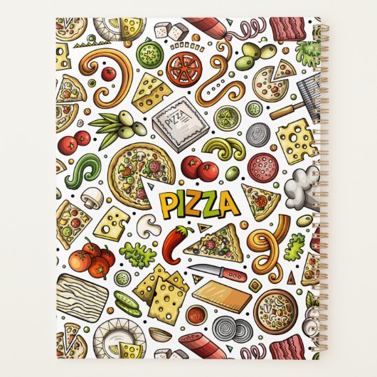 Modern Best Pizza In Town Professional Planner (Achterkant)