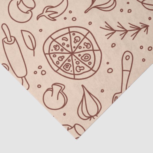 Modern Best Pizza In Town Professional  Tissuepapier (Detail)