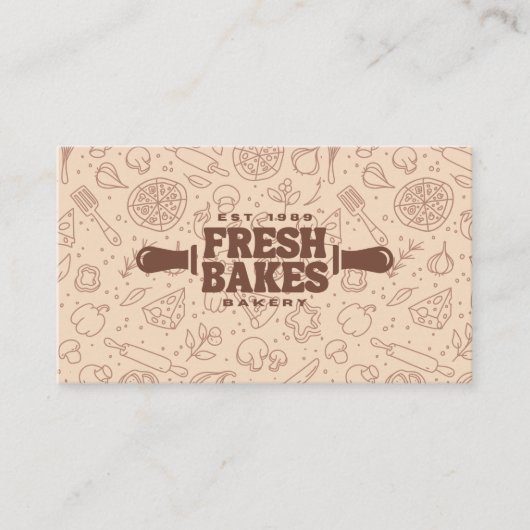 Modern Best Pizza In Town Professional  Visitekaartje (Voorkant)