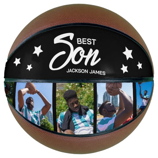 Modern Best Son 5 Photo Basketbal (Voorkant)