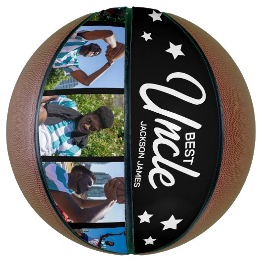 Modern Best Uncle 5 Photo Basketbal (Verticaal)