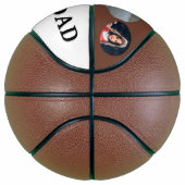 Modern Best Vader Father's Day Keepslag 3 Foto Basketbal (Rechts)