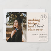 Modern Best Virtual Class Afstuderen Covid Aankondiging (Voorkant)