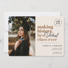 Modern Best Virtual Class Afstuderen Covid Aankondiging