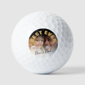 Modern Beste Bonus Vader Ooit | Foto Golfballen (Voorkant)