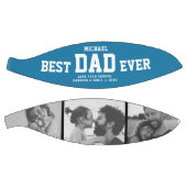 Modern BESTE DAD EVER Cool Photo Collage Retro Blu Basketbal (Panelen)