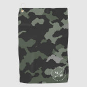 MODERN BESTE DAD VAN PAR GOLF VADERDAG CAMO GOLFHANDDOEK (Voorkant)