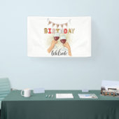 Modern Beste Dag Ooit Verjaardag Spandoek (Beurs)