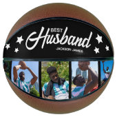 Modern Beste Echtgenoot 5 Foto Basketbal (Voorkant)