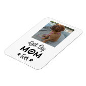 Modern Beste Hondenmoeder 1 Foto Magneet (Linkerzijde)