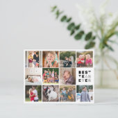 Modern Beste Jaar Ooit Minimale Gelukkige Nieuwjaa Briefkaart (Staand voorkant)