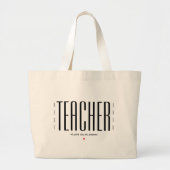 MODERN BESTE LERAAR OOIT GROTE TOTE BAG (Voorkant)