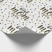 Modern beste mama ooit cadeaupapier (Hoek)