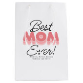 Modern beste mama ooit medium cadeauzakje (Voorkant)
