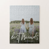 Modern Beste Manuscript van Vrienden en Foto Legpuzzel (Verticaal)