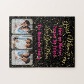 Modern Beste Moeder Ooit Familie Foto's Moederdag Legpuzzel (Horizontaal)