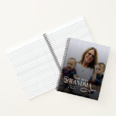 Modern Beste Oma Ooit Foto Persoonlijk Notitieboek (Binnen)