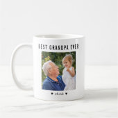 Modern Beste Opa Ooit 2 Foto Persoonlijk Koffiemok (Links)