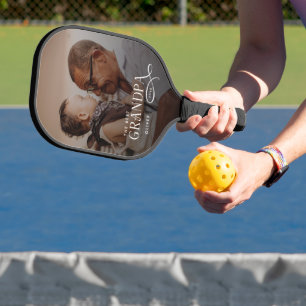 Modern Beste Opa Ooit Foto Persoonlijk Pickleball Paddle