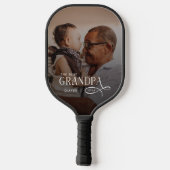 Modern Beste Opa Ooit Foto Persoonlijk Pickleball Paddle (Achterkant)