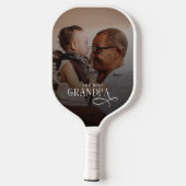 Modern Beste Opa Ooit Foto Persoonlijk Pickleball Paddle (Achterkant)