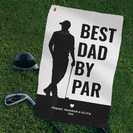 Modern Beste Pap Door Par Vaderdag Golfhanddoek