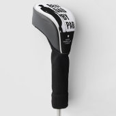 Modern Beste Pap Door Par Vaderdag Golfheadcover (Schuin)