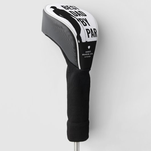 Modern Beste Pap Door Par Vaderdag Golfheadcover (Schuin)