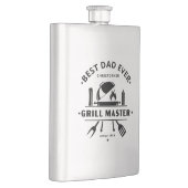 Modern Beste Papa Ooit Grill Meester Gepersonalise Flacon (Rechts)