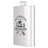 Modern Beste Papa Ooit Grill Meester Gepersonalise Flacon (Links)