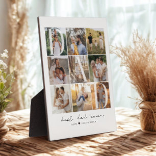 Modern Beste Papa Ooit Script 9 Fotorooster Papa G Fotoplaat