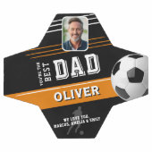 Modern Beste Papa Vader Geschenk Foto Voetbal  (Enkel)