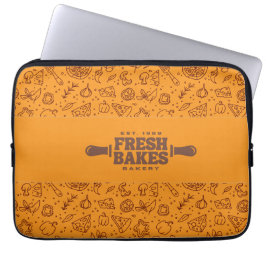 Modern Beste Pizza In De Stad Professioneel  Laptop Sleeve