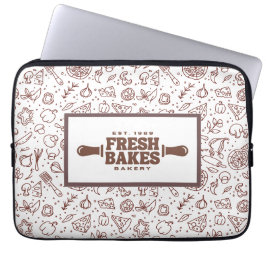 Modern Beste Pizza In De Stad Professioneel  Laptop Sleeve