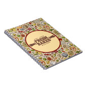 Modern Beste Pizza In De Stad Professioneel  Notitieboek (Rechterzijde)