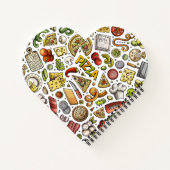 Modern Beste Pizza In De Stad Professioneel  Notitieboek (Achterkant)