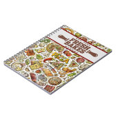 Modern Beste Pizza In De Stad Professioneel  Notitieboek (Linkerzijde)