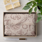 Modern Beste Pizza In De Stad Professioneel  Tissuepapier (Geschenk)