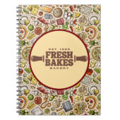 Modern Beste Pizza In De Stad Professionele Notitieboek (Voorkant)