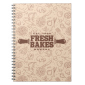 Modern Beste Pizza In De Stad Professionele  Notitieboek (Voorkant)