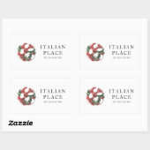 Modern beste salaris in de stad rechthoekige sticker (Vel)