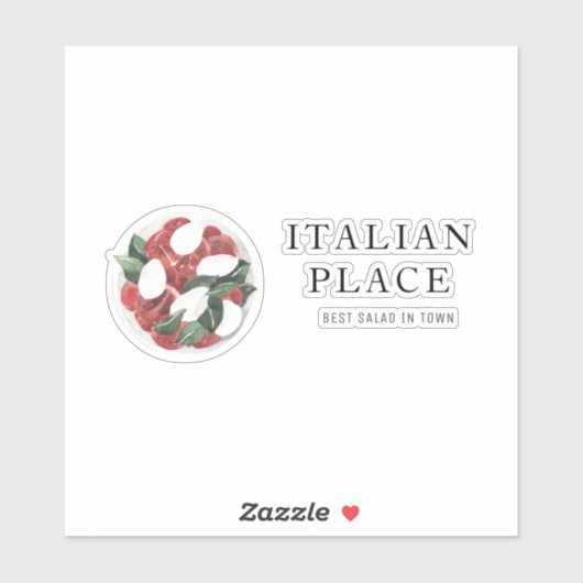 Modern beste salaris in de stad sticker (Vel)