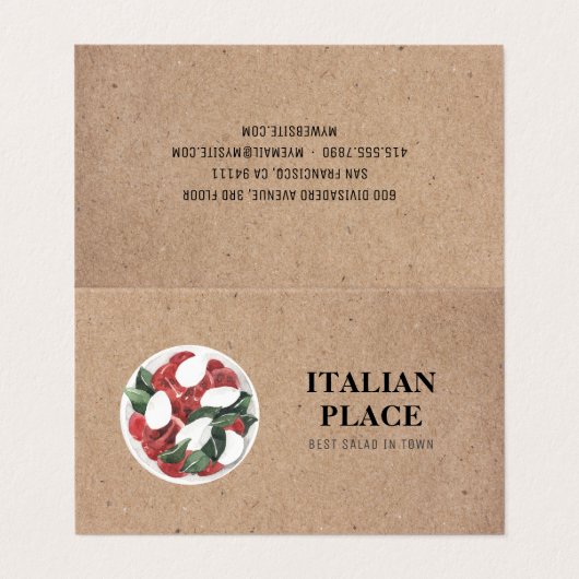 Modern beste salaris in de stad visitekaartje (Buitenkant ongevouwen)