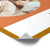 Modern beste vader ooit Golfer Fathers Day Foto Poster (Hoek)