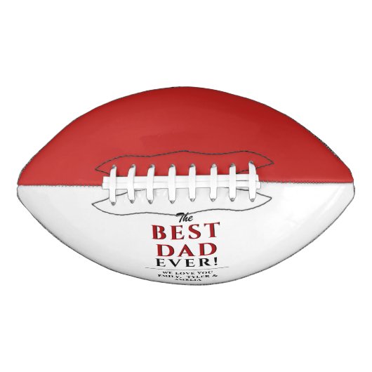 Modern beste vader ooit vaderdag american football (Voorkant)