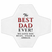 Modern beste vader ooit vaderdag voetbal (Enkel)